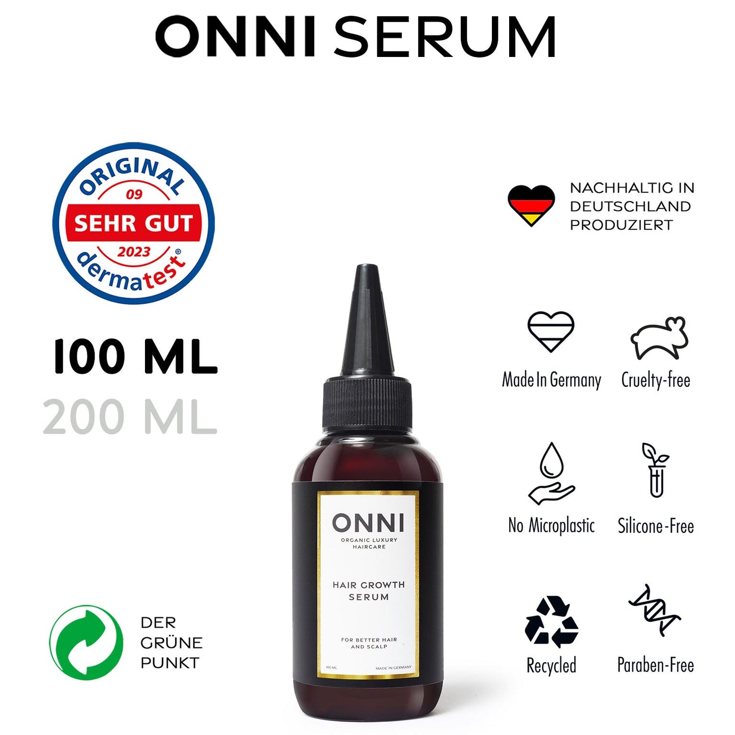 Hair Growth Serum Reisegröße 100 ml - ONNI.de