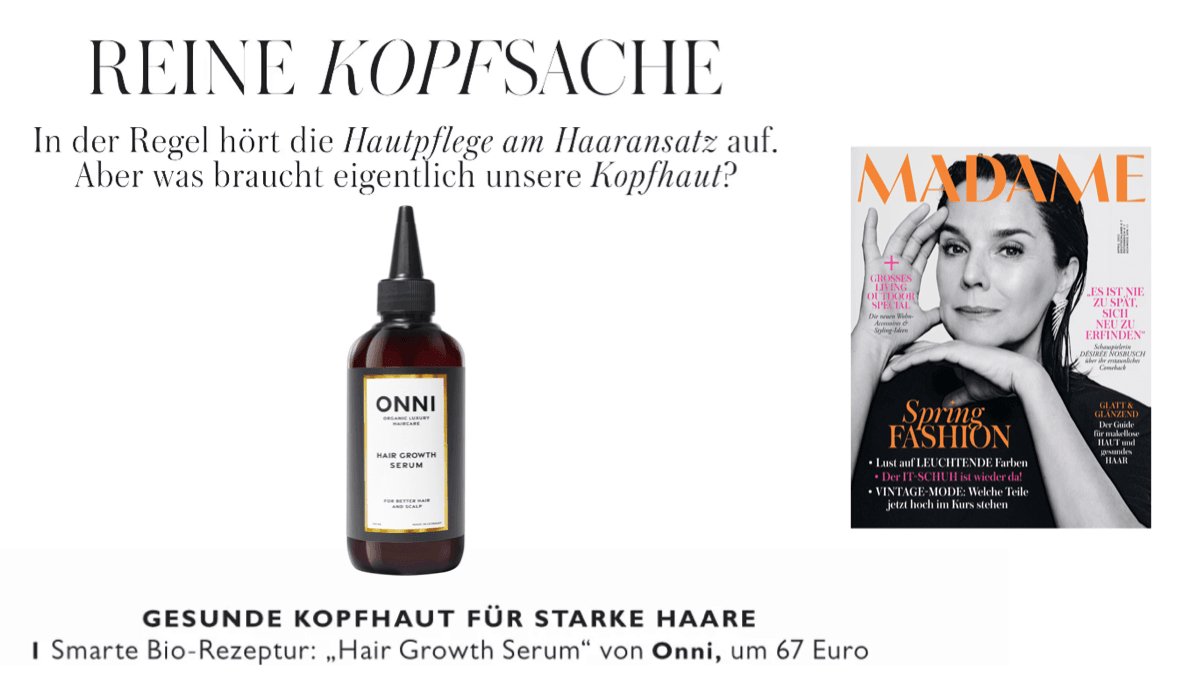Hair Growth Serum XL 200 ml - ONNI.de