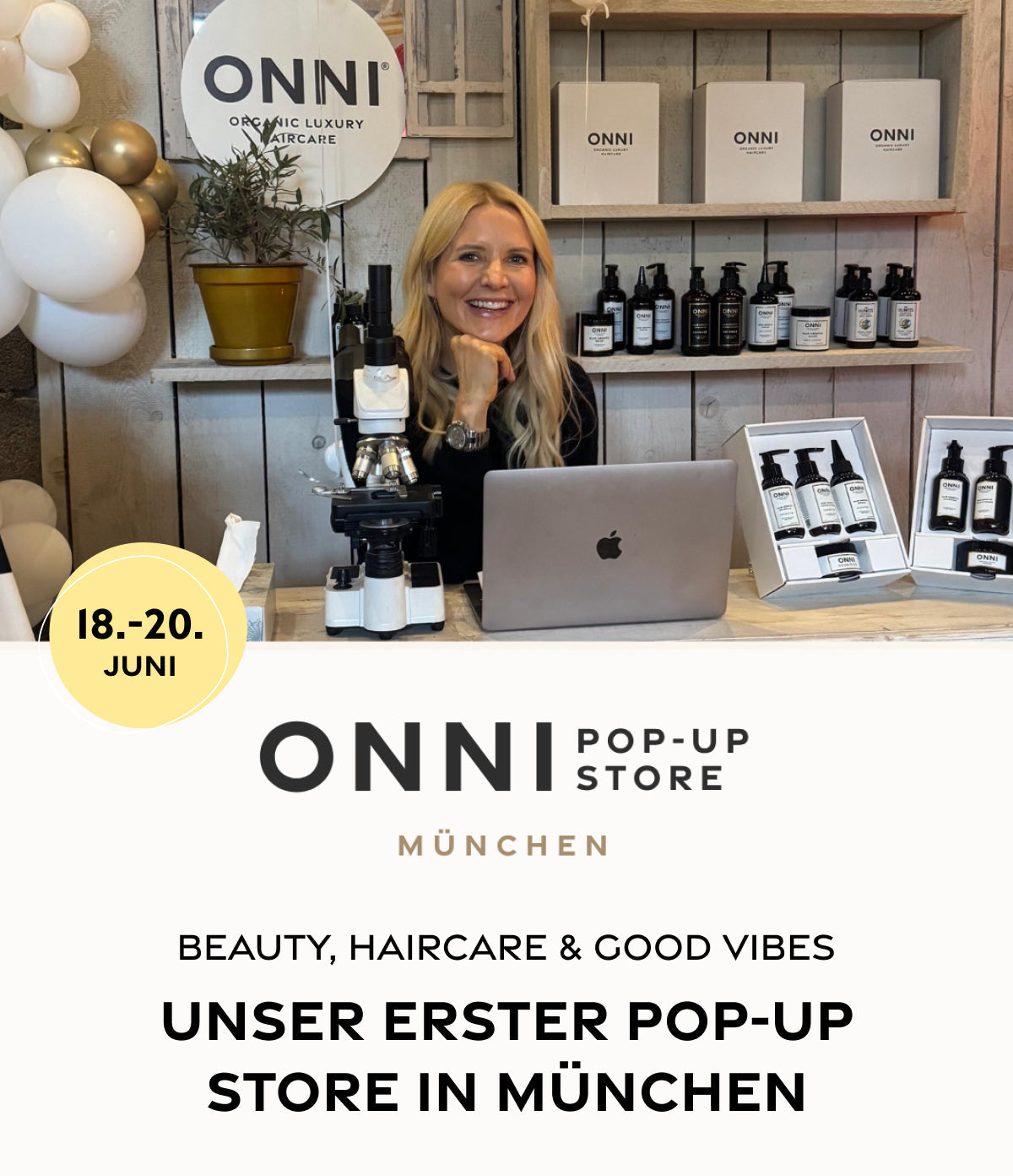 ONNI Pop Up Store München 18. bis 20. Juni 2026