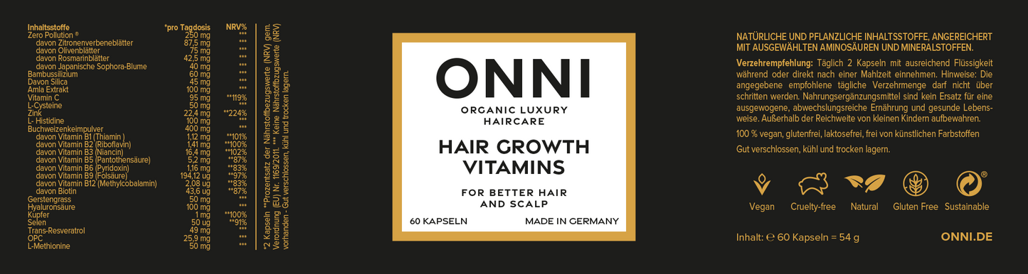 Haargroeivitaminen 60 stuks