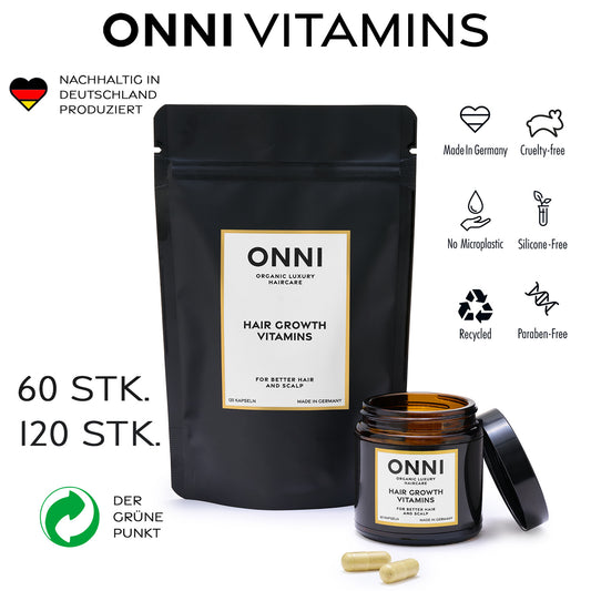 Vitamines pour la croissance des cheveux 60 unités