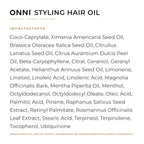 ONNI STYLING Hair Oil Inhaltsstoffe – vollständige INCI-Liste