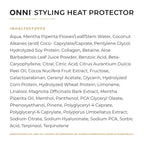 ONNI STYLING Heat Protector Inhaltsstoffe – vollständige INCI-Liste
