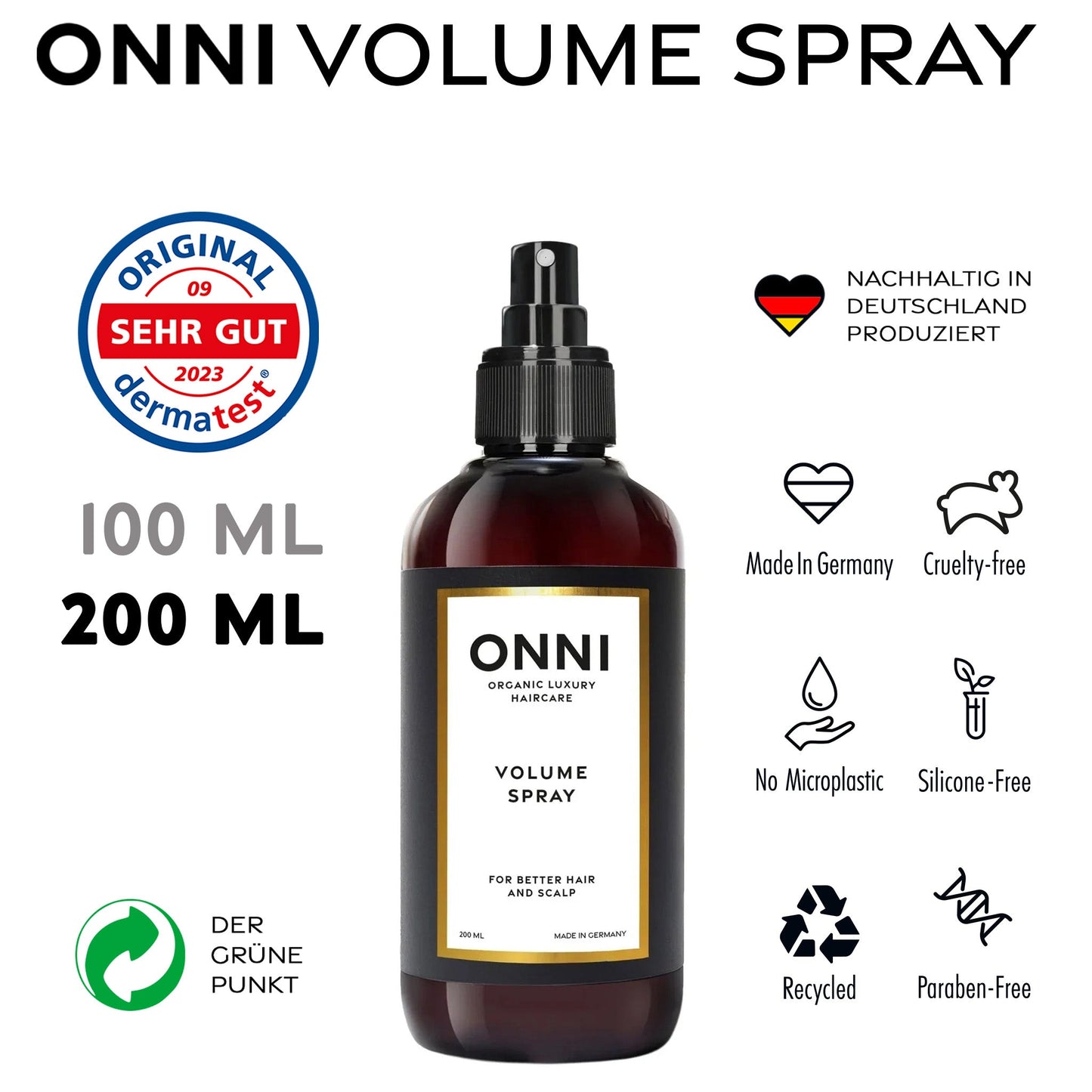 Volume Spray 200 ml - ONNI.de