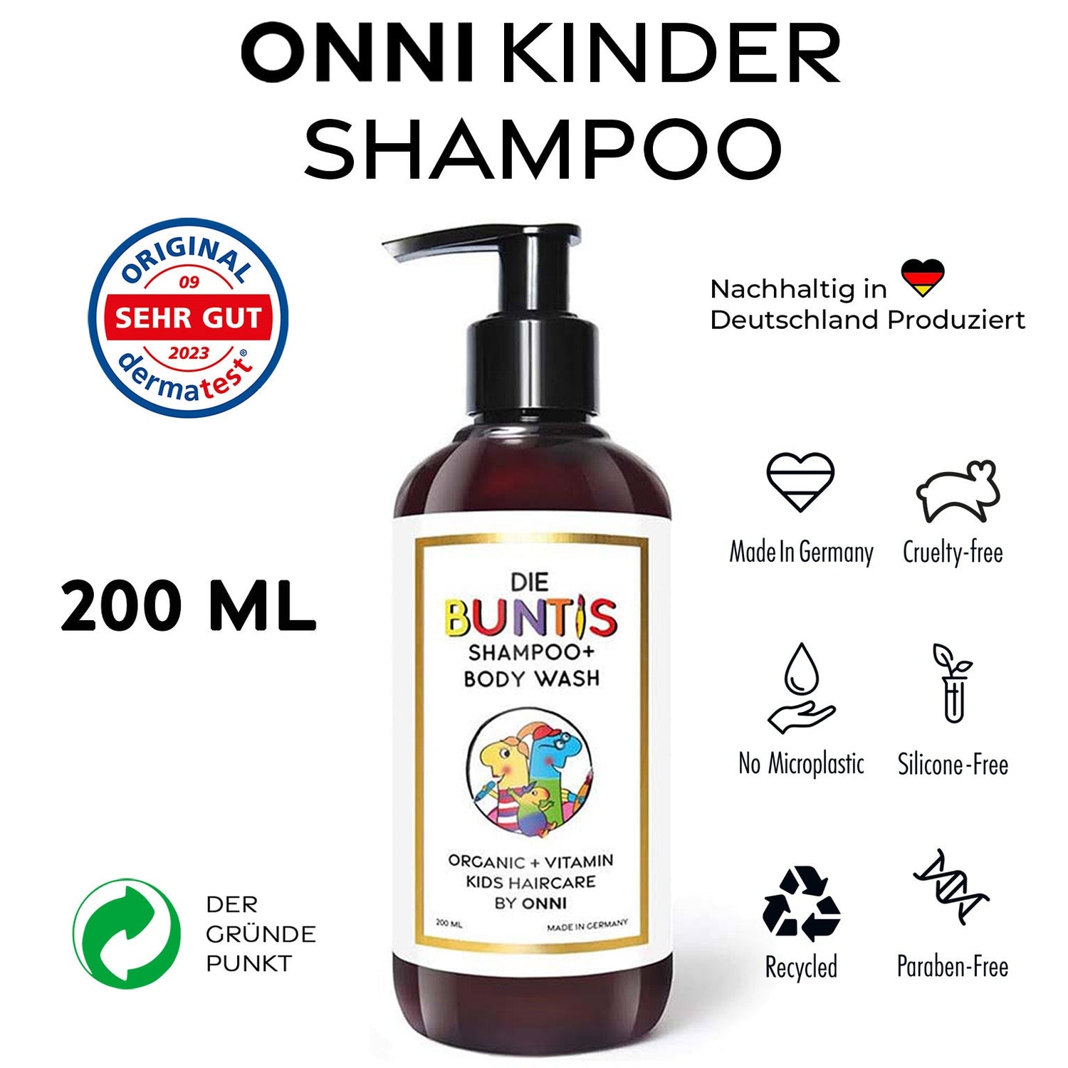 Kindershampoo 200 ml - ONNI.de