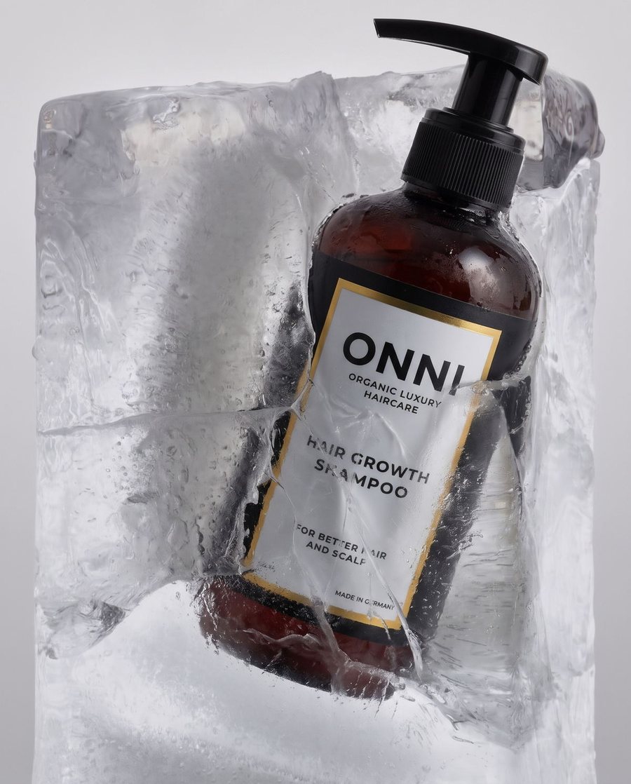 ONNI Hair Growth Shampoo im Eisblock